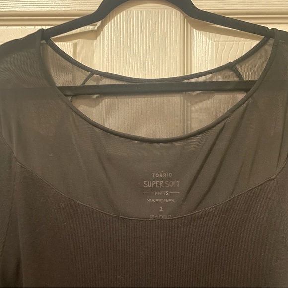 Black long sleeve top - Picture 2 of 3